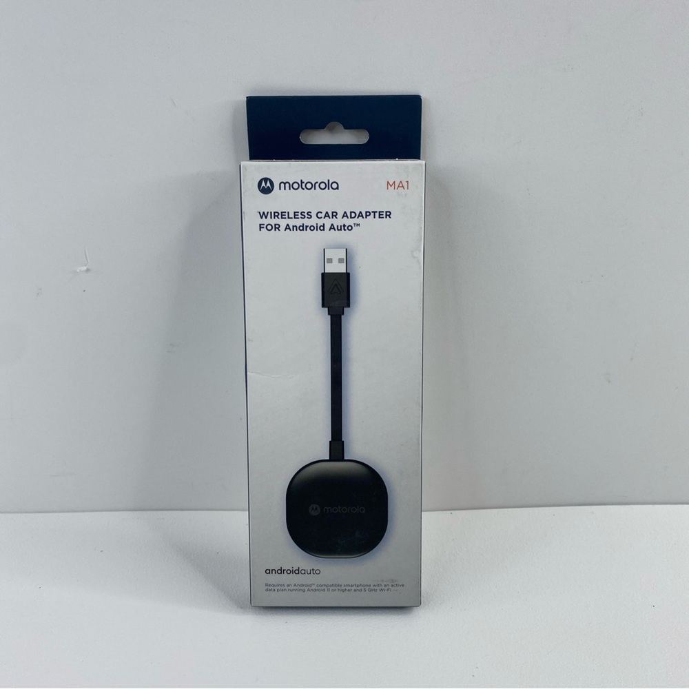 Motorola Wireless Car Adapter for Android Auto Instant Connection Black MA1
